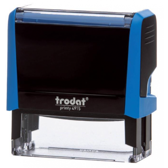 Trodat printy σφραγίδα μπλε 4915 με μαύρο μελάνι Trodat printy σφραγίδα μπλε 4915 με μαύρο μελάνι